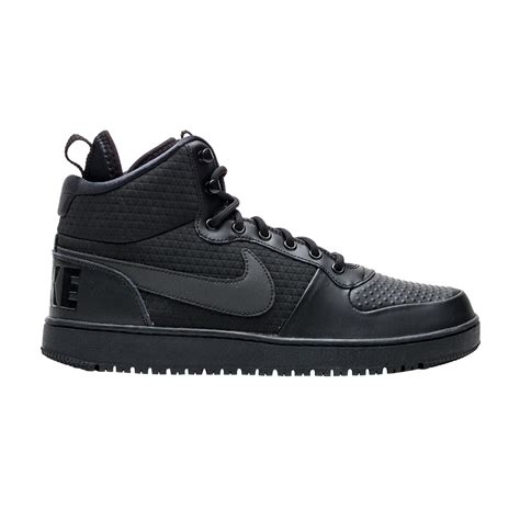 Nike Court Borough Mid Winter Triple Black Men's 